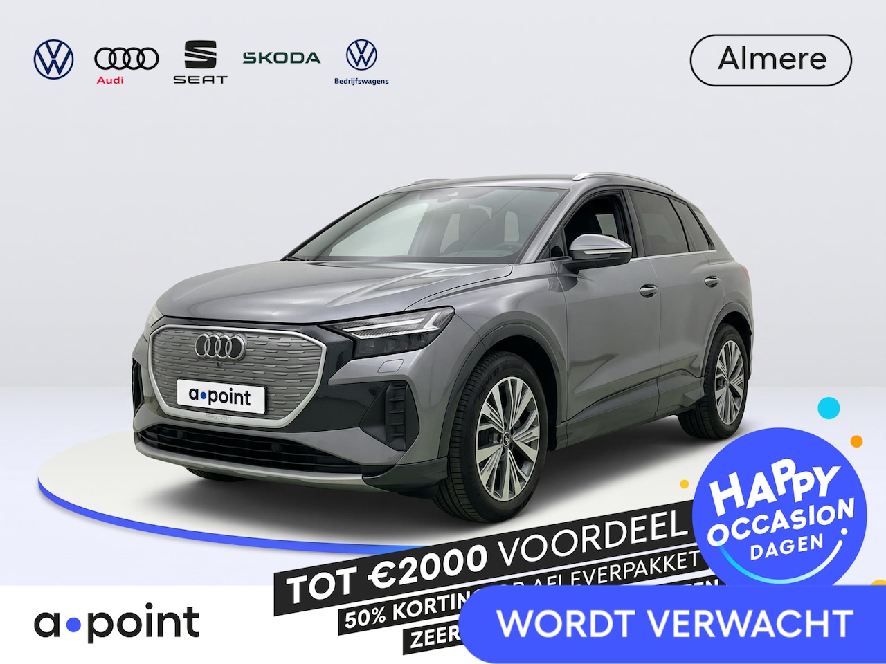 Audi Q4 e-tron - 40 Launch edition Advanced 77 kWh 204 pk | Navigatie | Parkeersensoren | Achteruitrijcamer - AutoWereld.nl