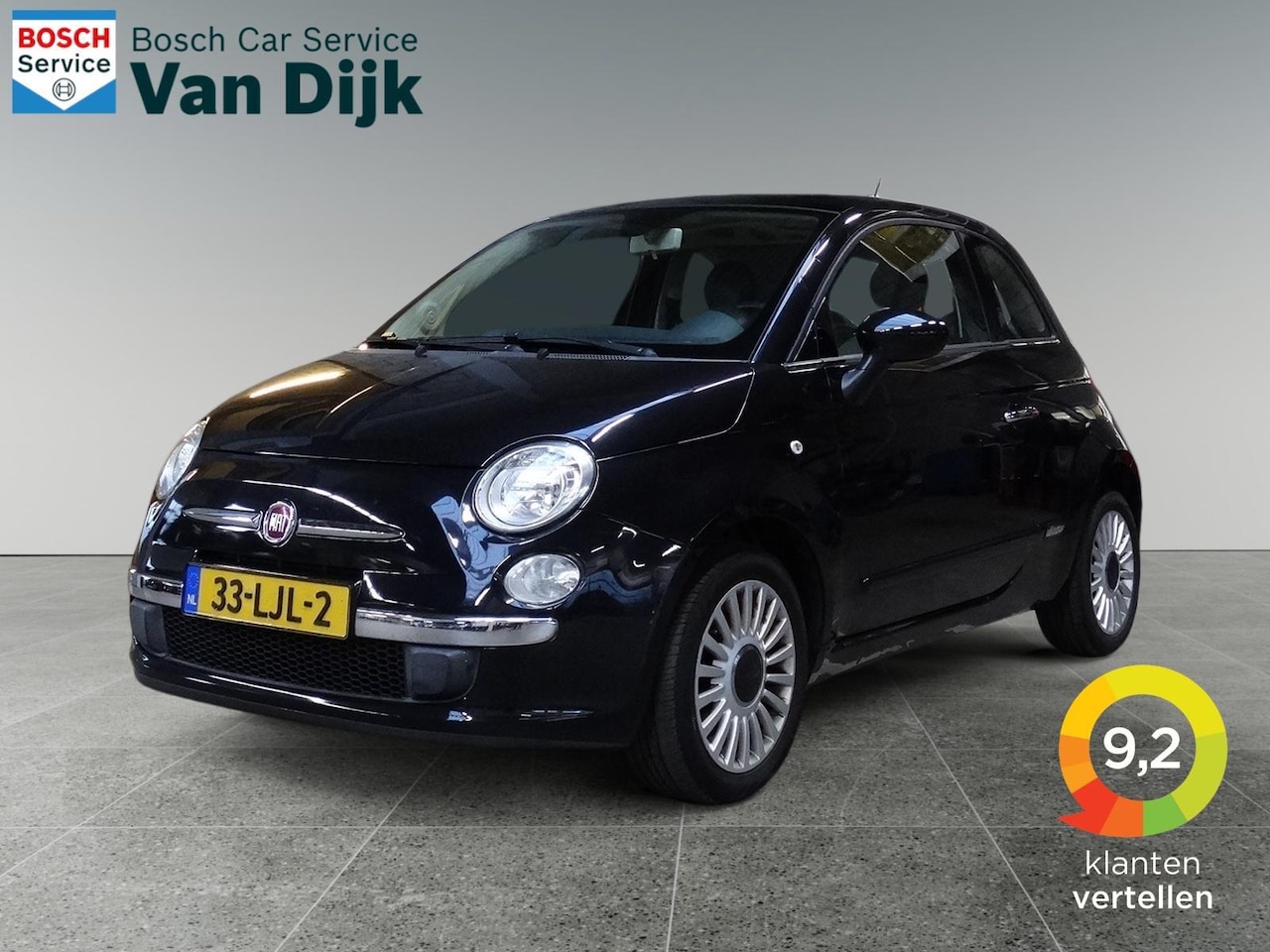 Fiat 500 - 1.2 Lounge | Panoramadak | Airco | 118.723 km NAP - AutoWereld.nl