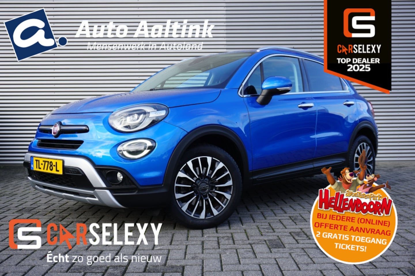Fiat 500 X Cross - 120 PK Turbo City Cross NAVI | TREKHAAK | ALL SEASON | CLIMA - AutoWereld.nl