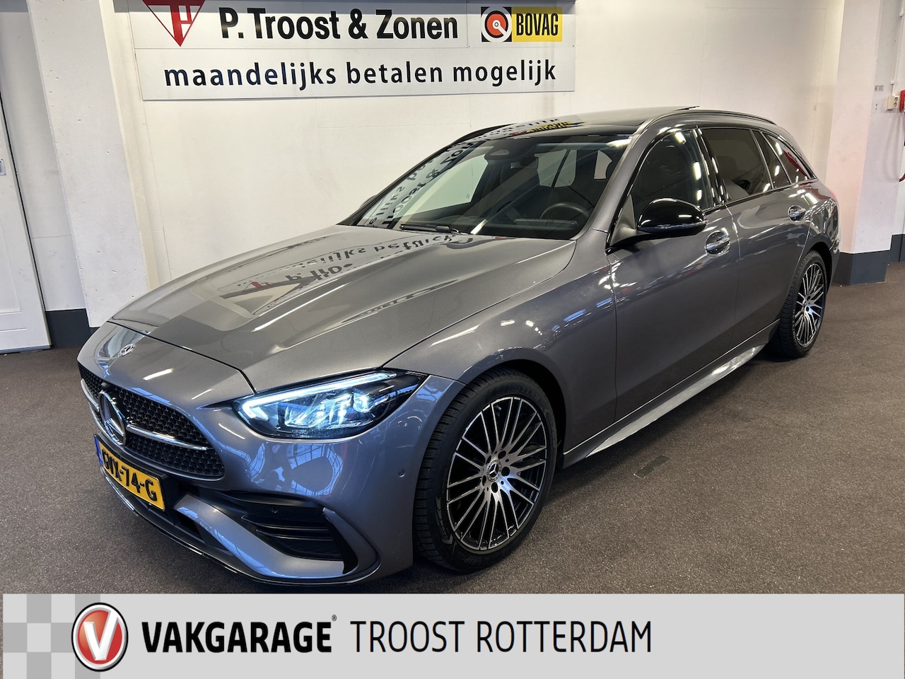 Mercedes-Benz C-klasse Estate - 200 4MATIC AMG Line | Panoramadak | Elek. wegklapbare trekhaak | Memory seats | Achteruitr - AutoWereld.nl