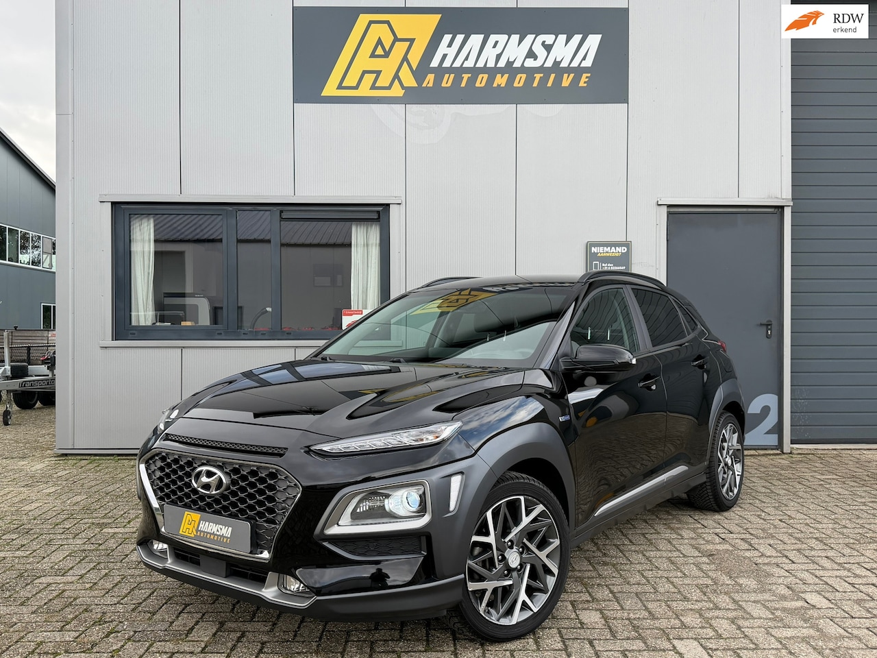 Hyundai Kona - 1.6 GDI HEV Premium |1ste eig.|Dealer ondh.| HUD | ACC | Trekhaak - AutoWereld.nl