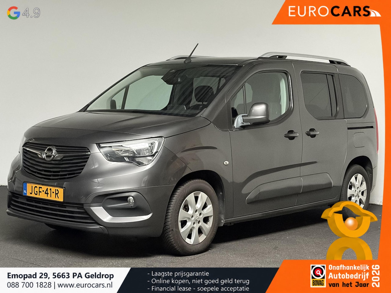 Opel Combo Tour - 1.2 Turbo L1H1 Edition L1H1 Edition CARPLAY Dubbele Schuifdeur Navigatie Cruise Control CL - AutoWereld.nl