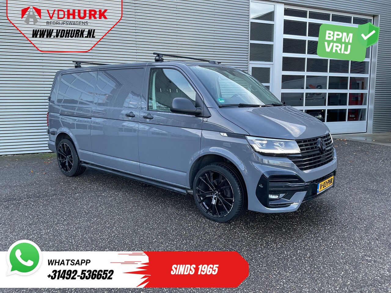 Volkswagen Transporter - T6.1 2.0 TDI 150 pk DSG Aut. L2 Virtual Cockpit/ LED/ Adapt.Cruise/ 270Gr.Deuren/ Carplay/ - AutoWereld.nl