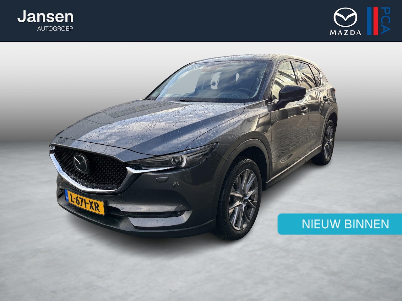 Mazda CX-5 - 2.5 SkyActiv-G 194 Sportive 2.5 SkyActiv-G 194 Sportive , Automaat, Trekhaak, Halfleder, Navi, Climate, Adaptief, Bose - AutoWereld.nl