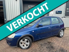Opel Corsa - 1.2-16V Enjoy 2004 BLAUW