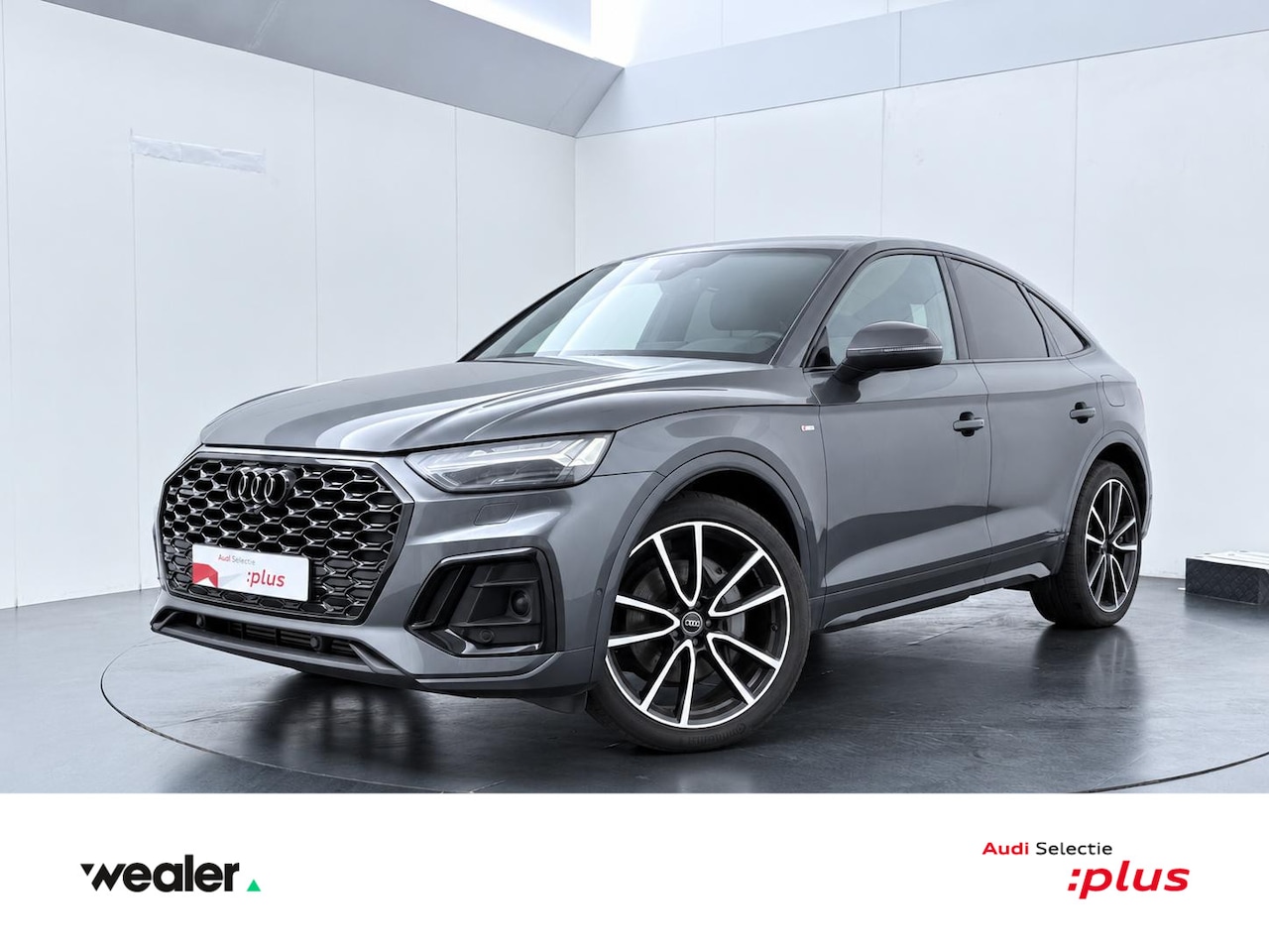 Audi Q5 Sportback - 50 TFSI e S edition Competition | 299 PK | SoH 87% | Trekhaak | 360 graden camera | Matrix - AutoWereld.nl