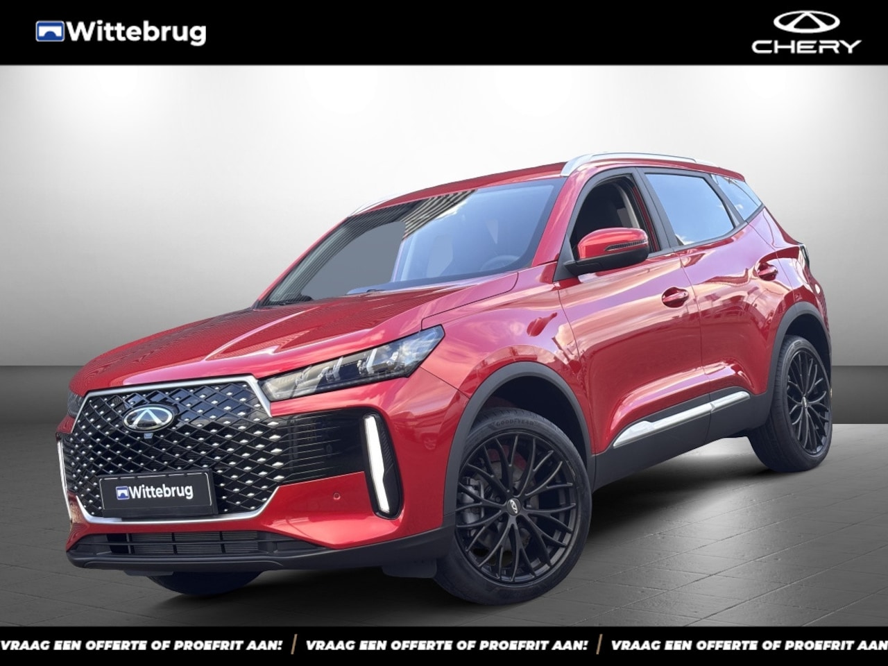 Chery Tiggo 4 - HYBRID Unique SHS Full Hybrid, 19 Inch velgen, Lederen bekleding, Camera en Navigatie Uit - AutoWereld.nl