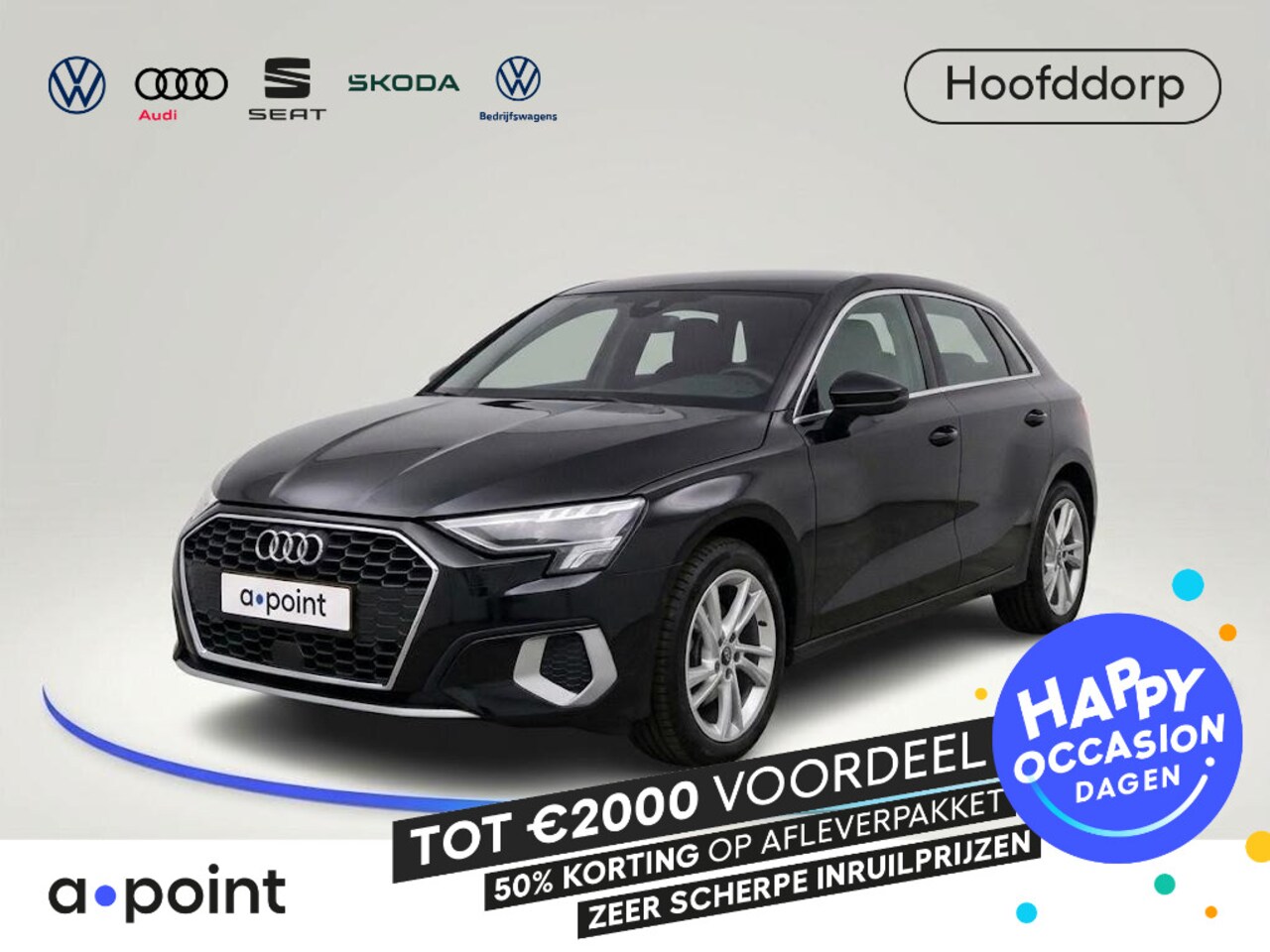 Audi A3 Sportback - 30 TFSI Attitude 110pk S-tronic| Navigatie| Apple Carplay/Android Auto | Cruise control | - AutoWereld.nl
