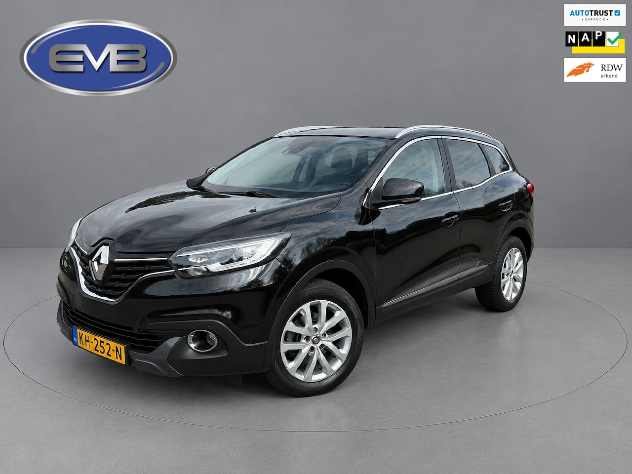Renault Kadjar - 1.2 TCe Intens 1.2 TCe Intens, trekhaak, 1/2 lederen sportinterieur, Origineel NL auto met nap - AutoWereld.nl