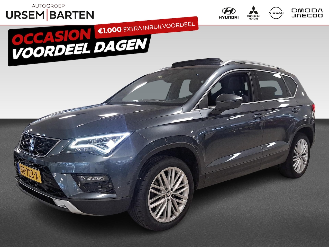 SEAT Ateca - 1.4 EcoTSI Xcellence/Panoramisch dak/Trekhaak/Dealeronderhouden. - AutoWereld.nl