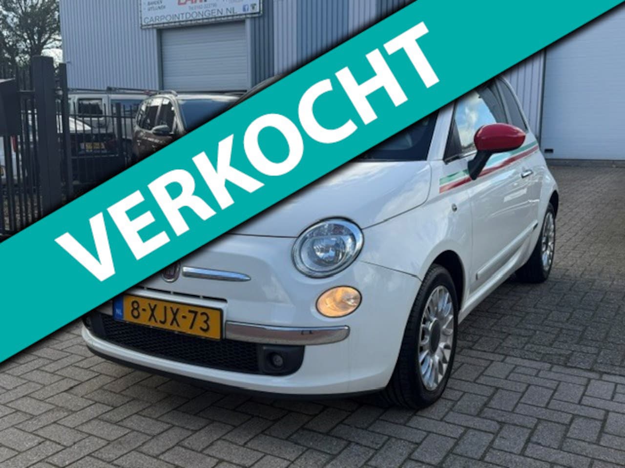 Fiat 500 - 1.4-16V 100PK Navi Clima Leder Topstaat!! - AutoWereld.nl