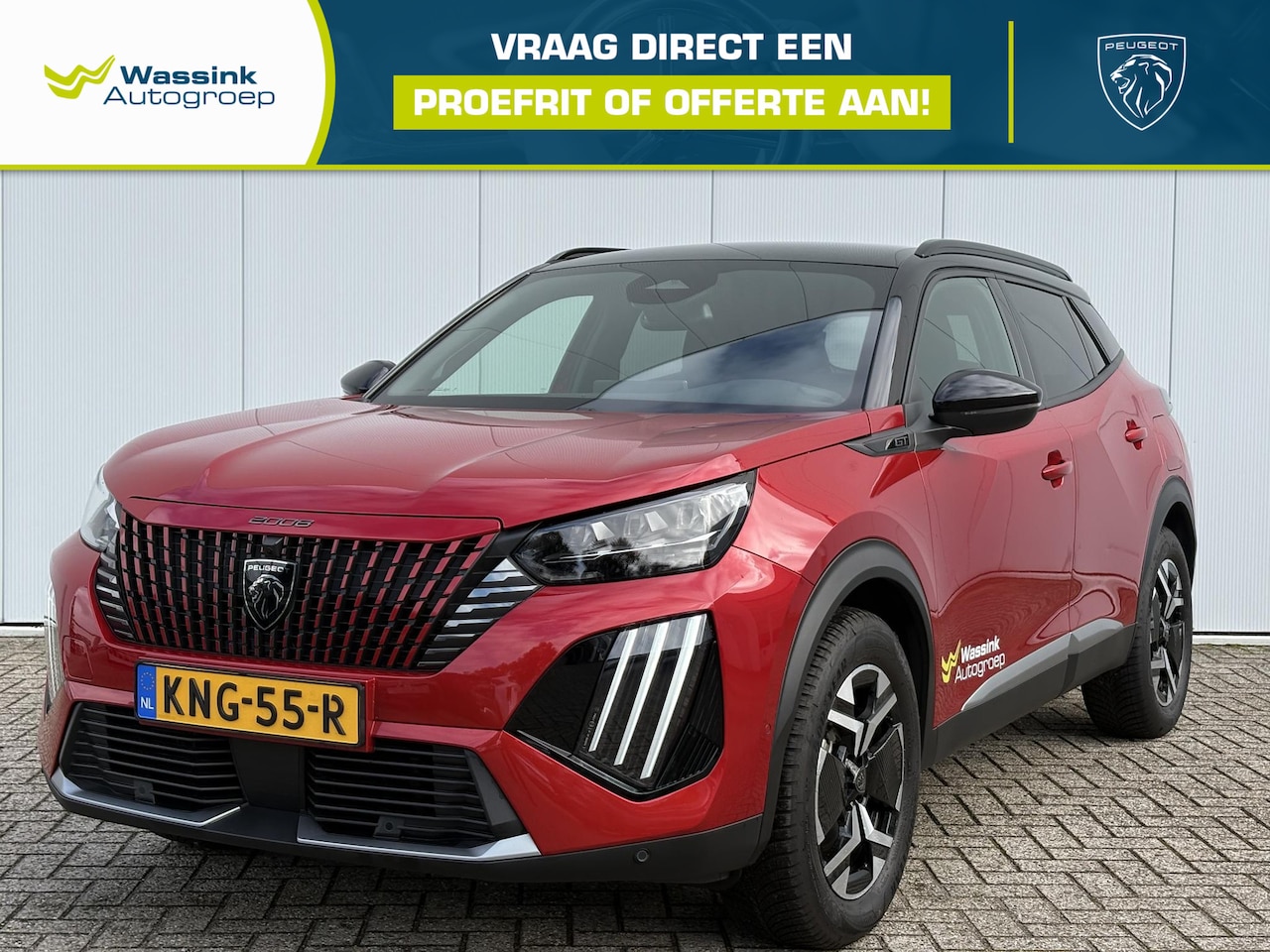 Peugeot 2008 - 1.2 Hybrid 145 GT | Navigatie | Voor- en Achteruitrijcamera | CarPlay | Trekhaak 1100kg | - AutoWereld.nl