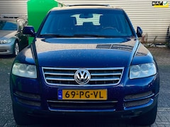 Volkswagen Touareg - 3.2 V6 AWD AIRCO LEER NAVI LUCHTVERING AUTOMAAT LEES TEXT