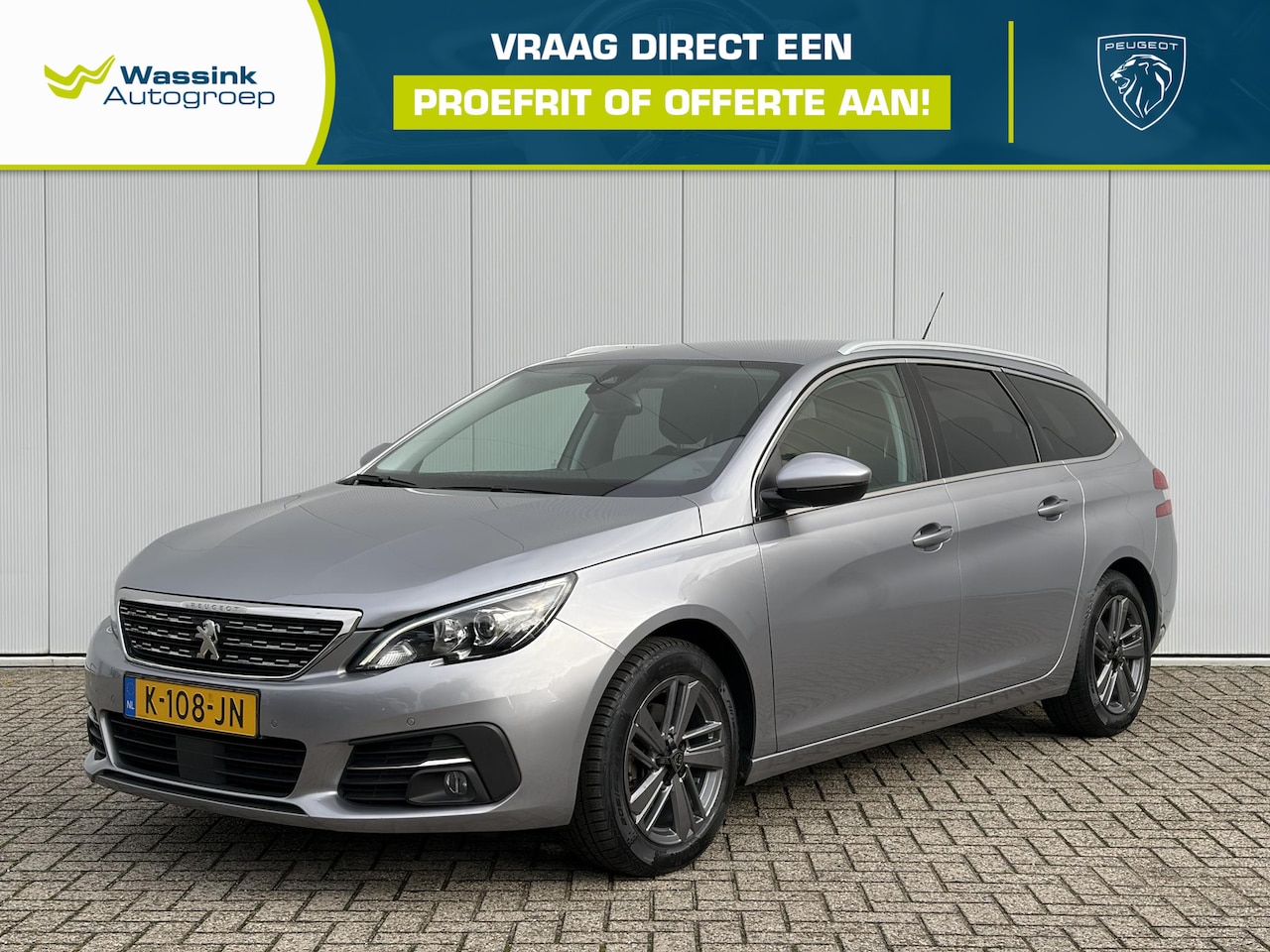 Peugeot 308 SW - 1.2 PureTech Blue Lease Allure Automaat I Navigatie - AutoWereld.nl