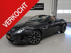 Jaguar F-type - 3.0 V6 S Convertible 380PK NL-auto NAP Boekjes Dealer onderh. Sportstoelen Leer Camera Spo