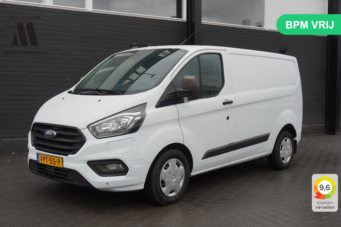 Ford Transit Custom - 1.0 EcoBoost Hybride Benzine Automaat EURO 6 - Airco - Navi - Cruise - €20.950,- Excl. - AutoWereld.nl