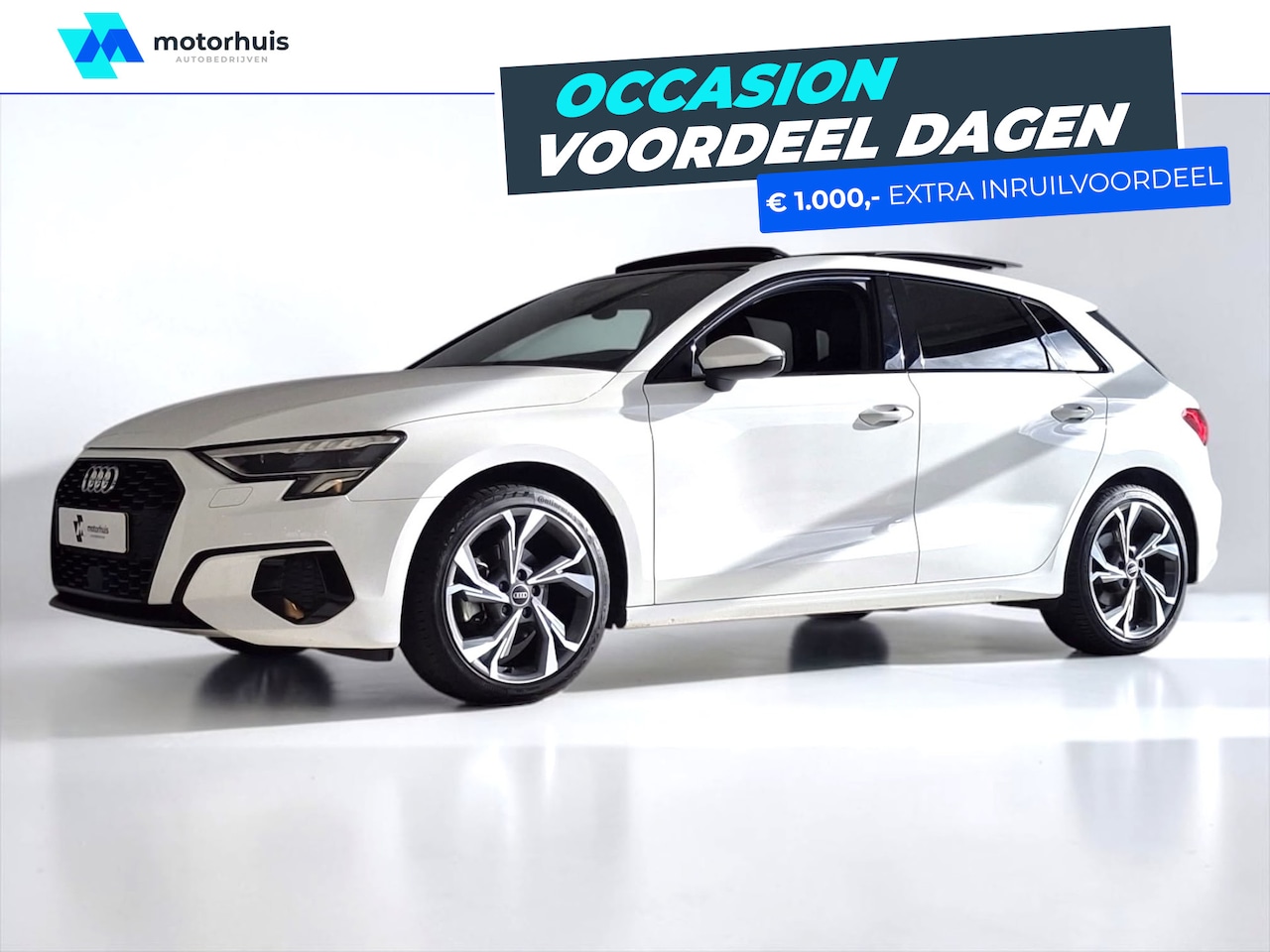 Audi A3 Sportback - 35 TFSI Advanced Edition 150pk Automaat PANO NAVI LED PDC CARPLAY TREKHAAK - AutoWereld.nl