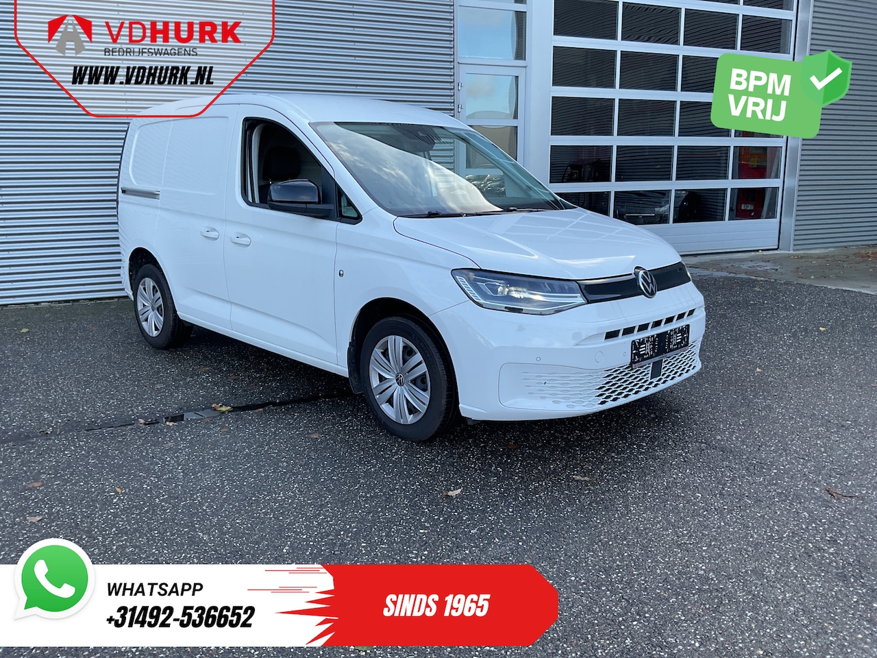 Volkswagen Caddy Cargo - 2.0 TDI 125 pk Aut. LED/ Stoelverw./ Standkachel/ Carplay/ PDV V+A/ Cruise/ Airco - AutoWereld.nl