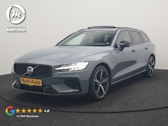 Volvo V60 - T6 AWD Plus Dark Long Range PHEV 350pk Dealer O.H | SOH 93, 9% | Trekhaak Af Fabriek | Pan