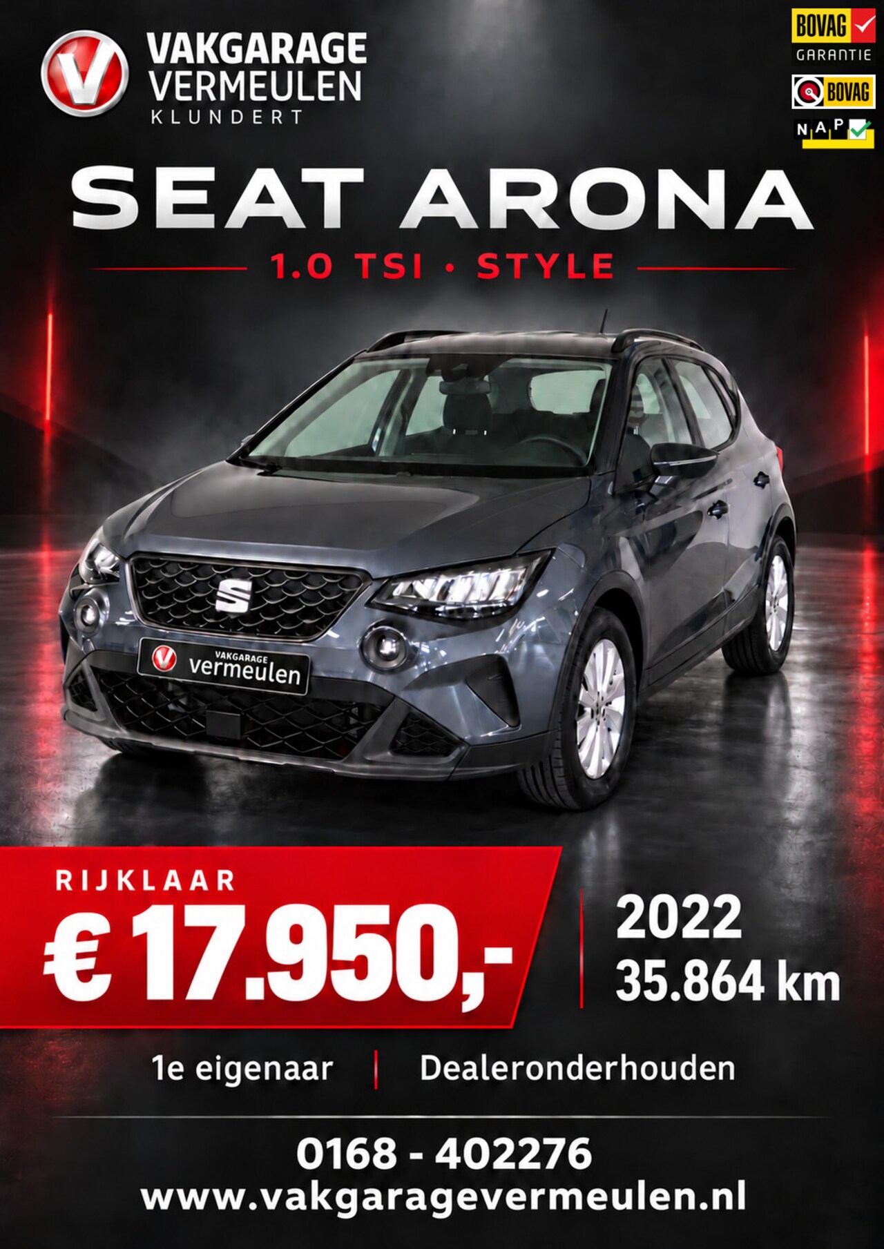 SEAT Arona - SEAT Arona 1.0 TSI Style | Vernieuwd model | 35.864 km - AutoWereld.nl