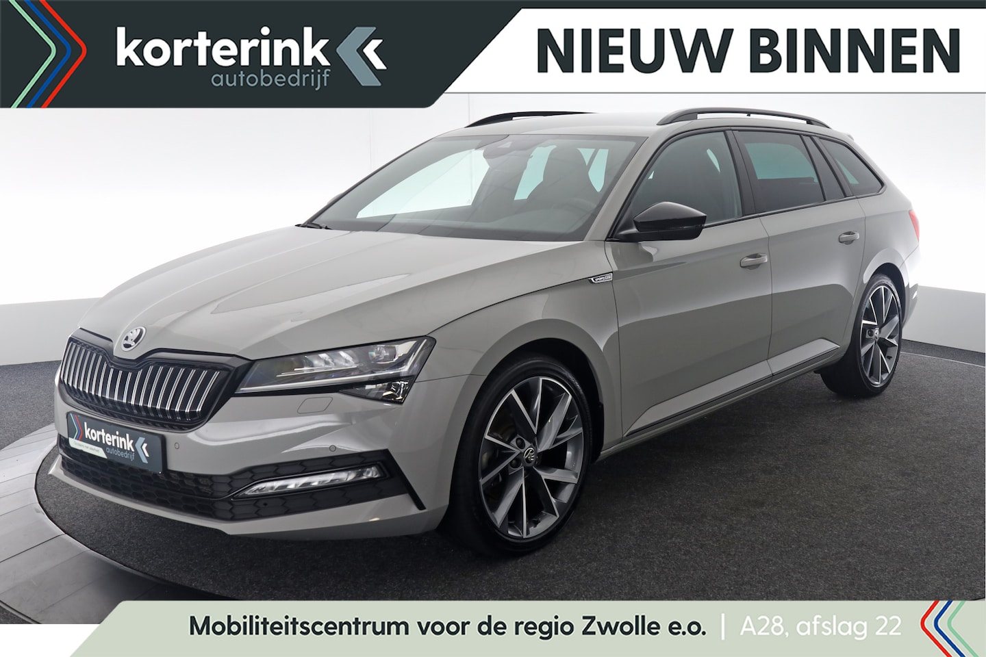 Skoda Superb Combi - 1.4 TSI iV Sportline Business Memory stoelen, Elektrische achterklep, ACC, Stoelverwarming - AutoWereld.nl