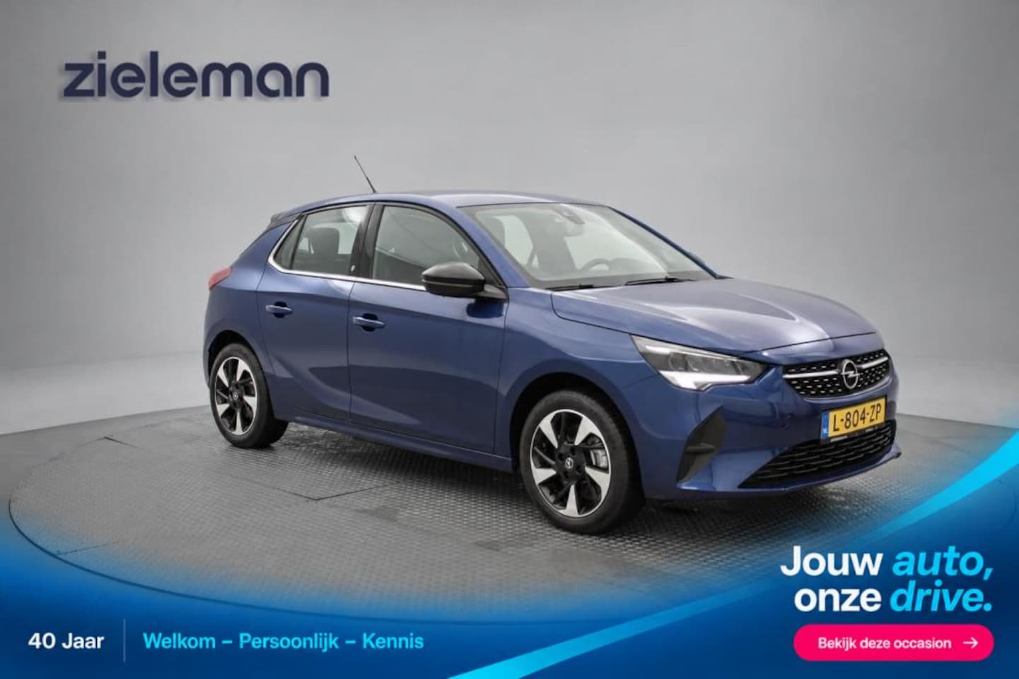 Opel Corsa-e - Elegance 50 kWh - Carplay, Cruise, Clima, Half Leer, SOH 89,06% - AutoWereld.nl