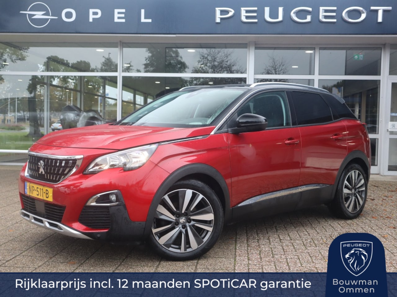 Peugeot 3008 - SUV Première PureTech 130pk S&S, Rijklaarprijs, Navigatie Camera Black diamond dak Trekhaa - AutoWereld.nl