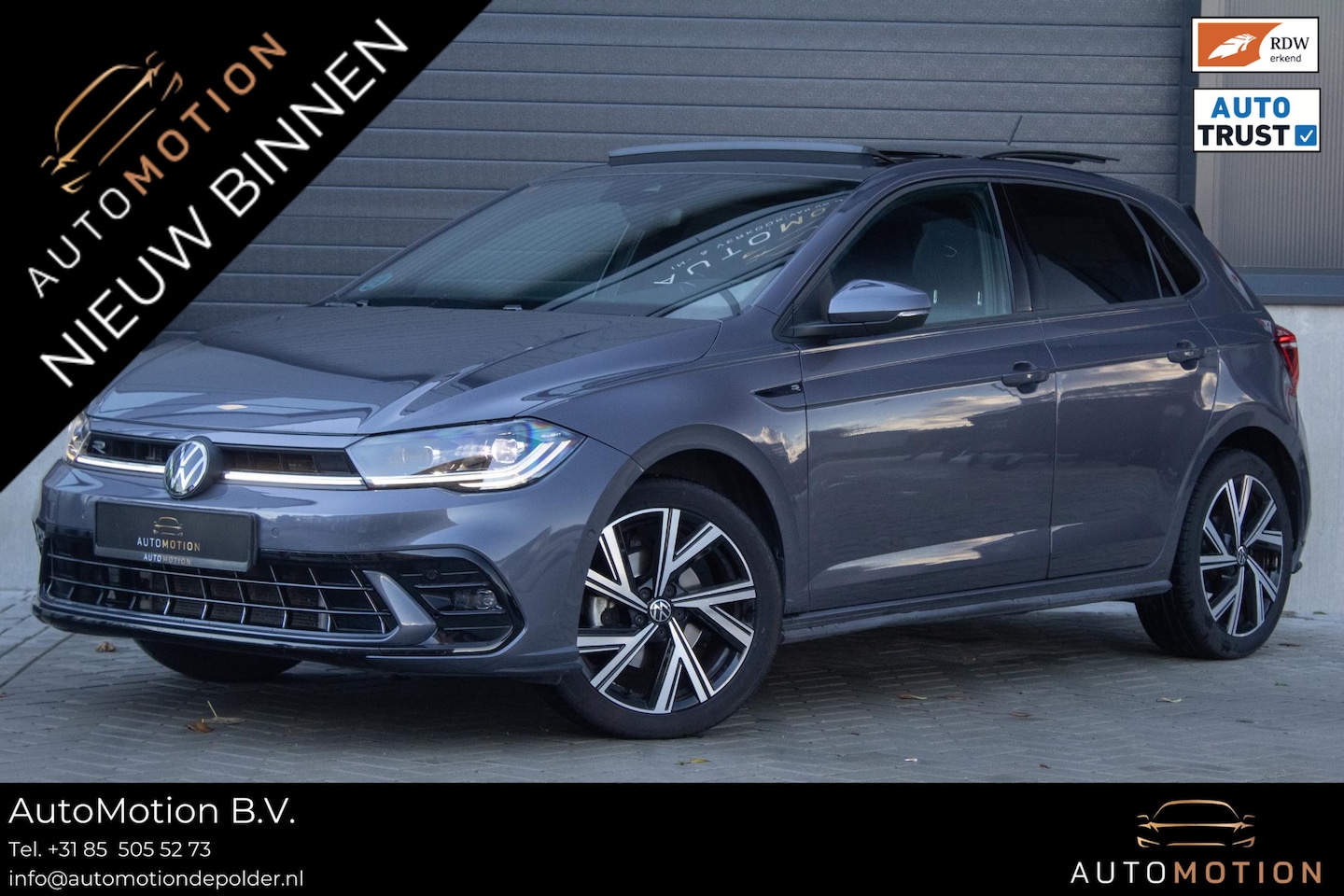 Volkswagen Polo - 1.0 TSI R-Line Business PANO IQ LIGHTS CAMERA BEATS STOELVERWARMING ACC - AutoWereld.nl