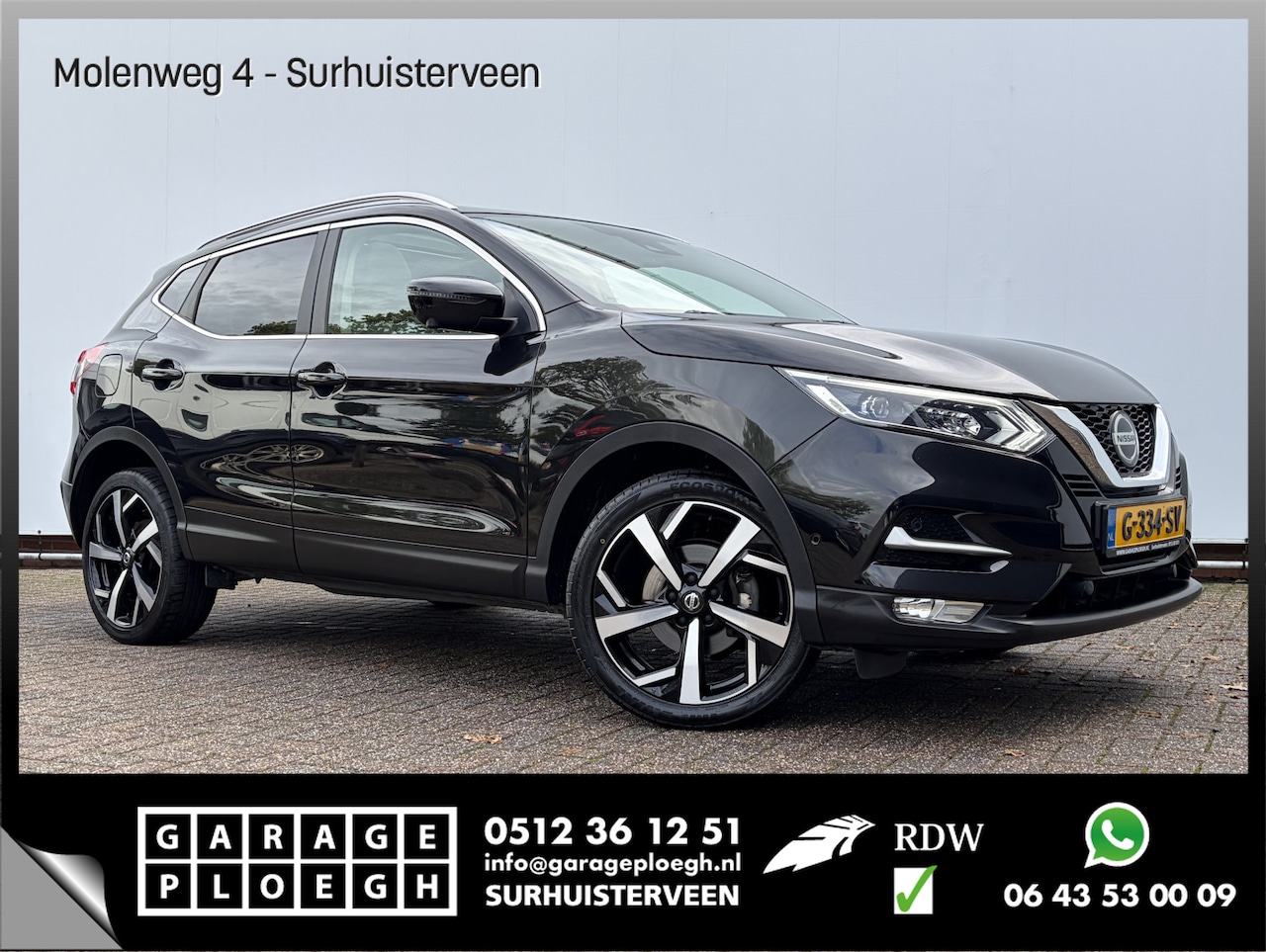 Nissan Qashqai - 1.3 DIG-T Tekna Automaat 360° Pano Leer Stoelverw Orig.NL - AutoWereld.nl