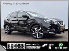 Nissan Qashqai - 1.3 DIG-T Tekna Automaat 360° Pano Leer Stoelverw Orig.NL