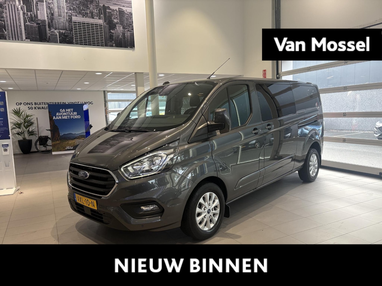 Ford Transit Custom - 300 2.0 TDCI L2H1 Limited DC CAMERA | TREKHAAK | STOEL - STUUR - VOORRUIT VERWARMING | - AutoWereld.nl