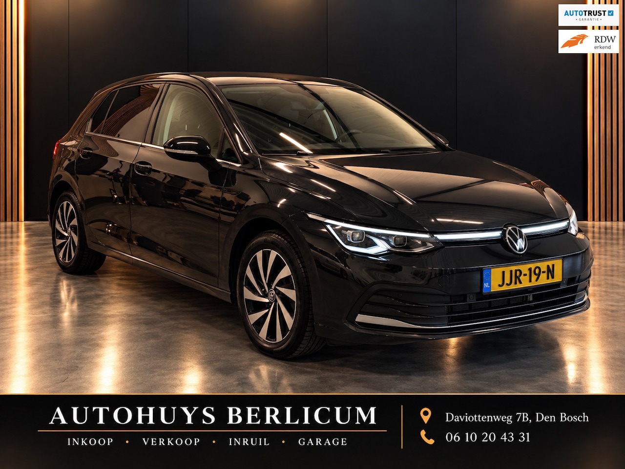 Volkswagen Golf - 1.4 eHybrid Style Carplay 12mnd Garantie Sfeer Clima Navi - AutoWereld.nl