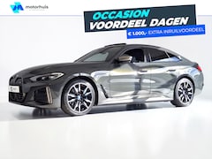 BMW i4 - M50 84 kWh Dravitgrau SOH 95.8% PANO LED CAMERA CARPLAY WIDESCREEN