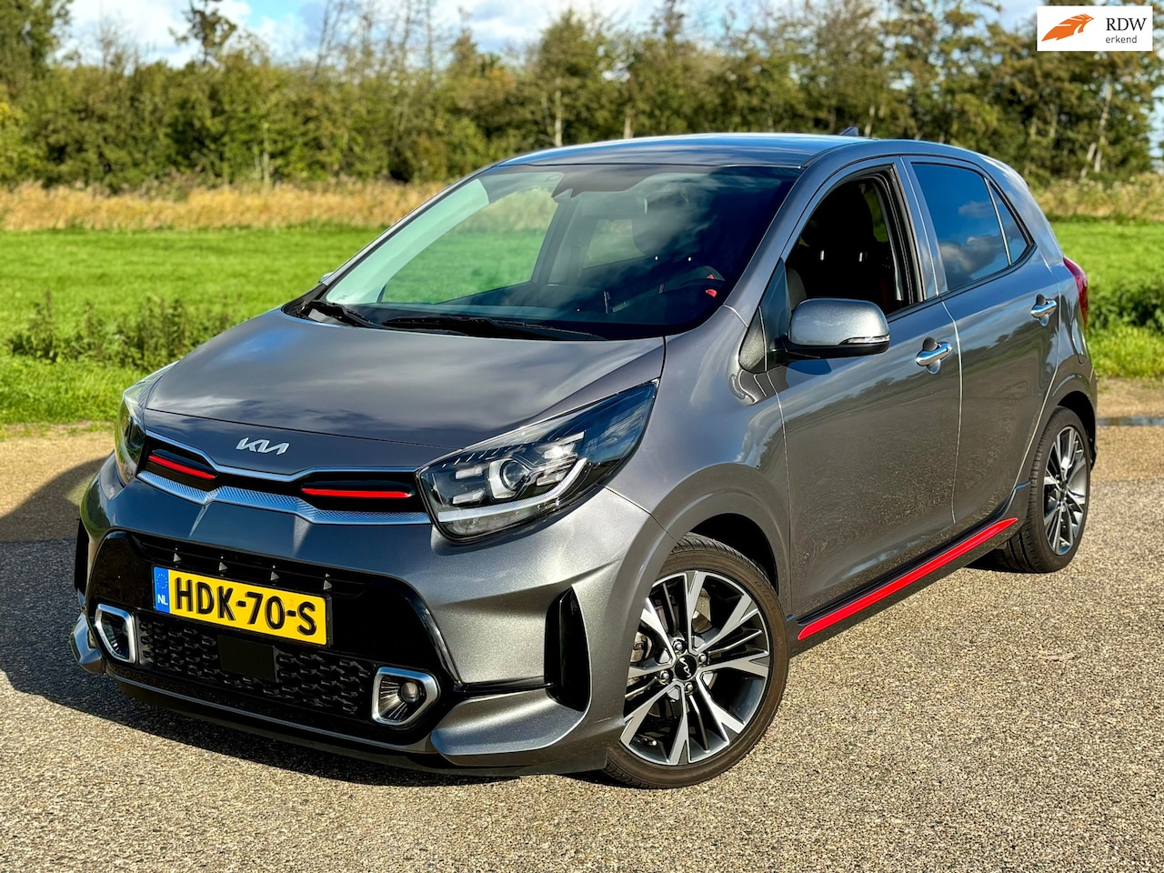 Kia Picanto - 1.0 DPi GT-Line Automaat/Leder/Navi/Camera - AutoWereld.nl