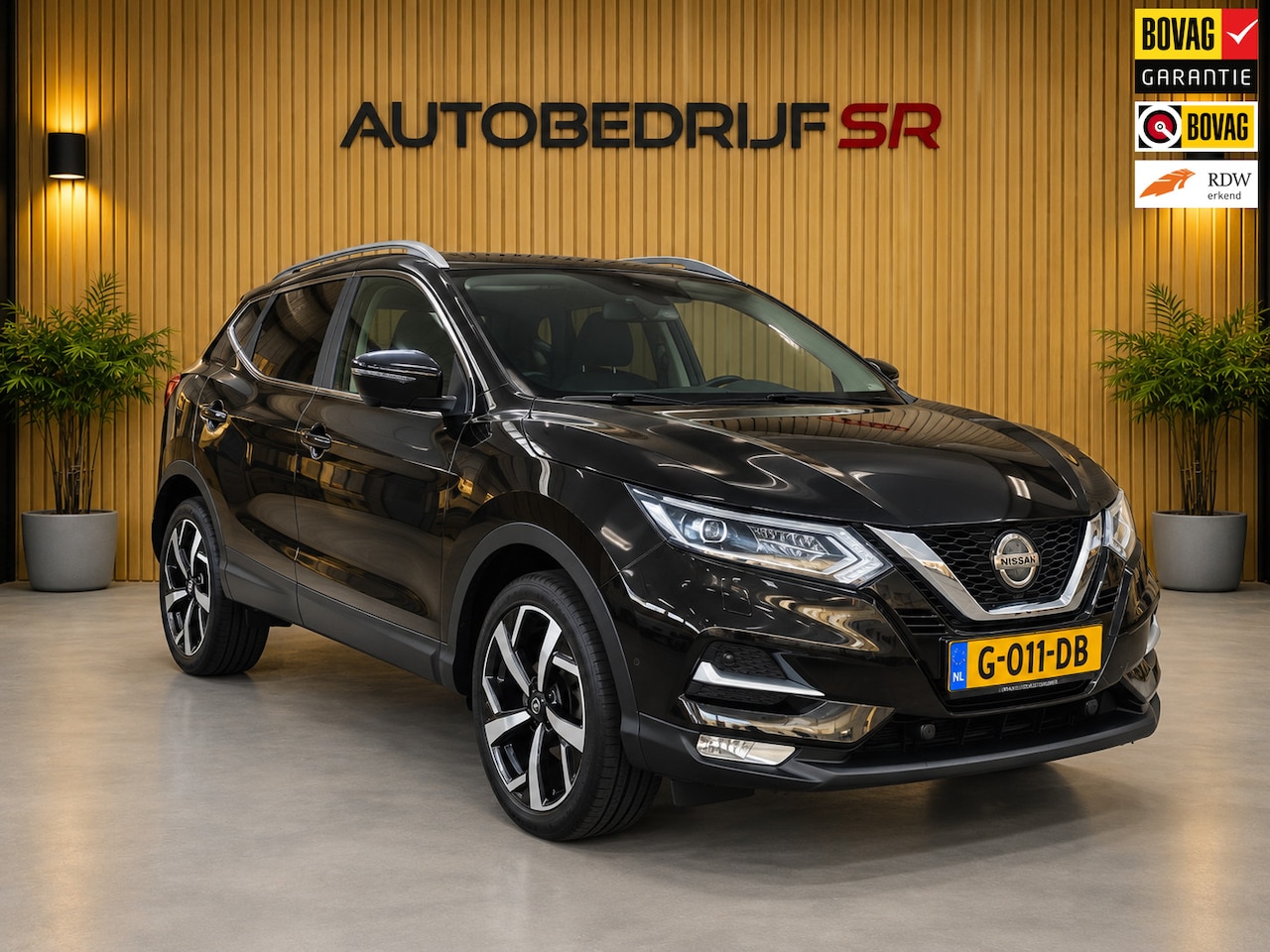 Nissan Qashqai - 1.3 DIG-T Tekna Glasdak! 360'Camera! Navi! Stoelverwarming! Lane Assist! Cruise! Inklapbar - AutoWereld.nl