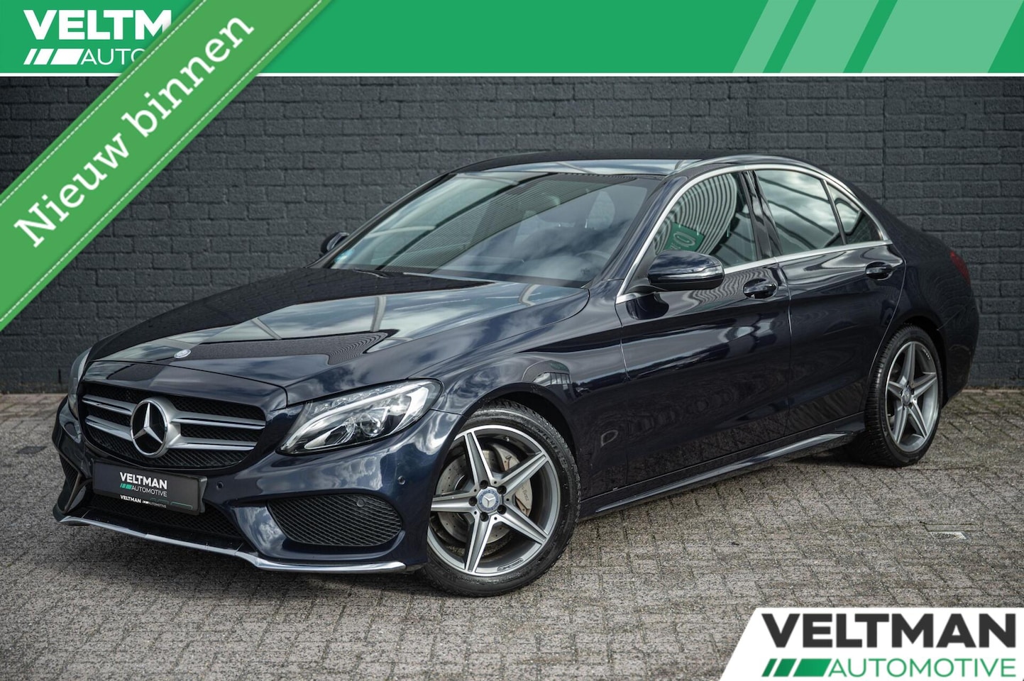 Mercedes-Benz C-klasse - 180 AMG LINE 18INCH LED CAMERA CARPLAY - AutoWereld.nl