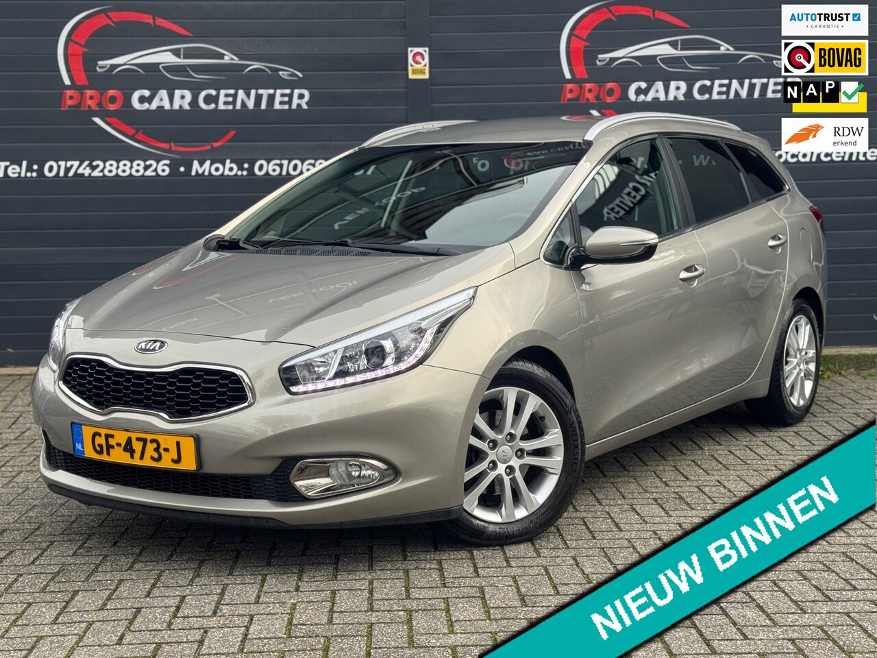 Kia Cee'd Sportswagon - 1.6 GDI BusinessLine Climate | Cruise | Cam | 2de Eigenaar | Pdc | Navi | El.ramen | Nap | - AutoWereld.nl