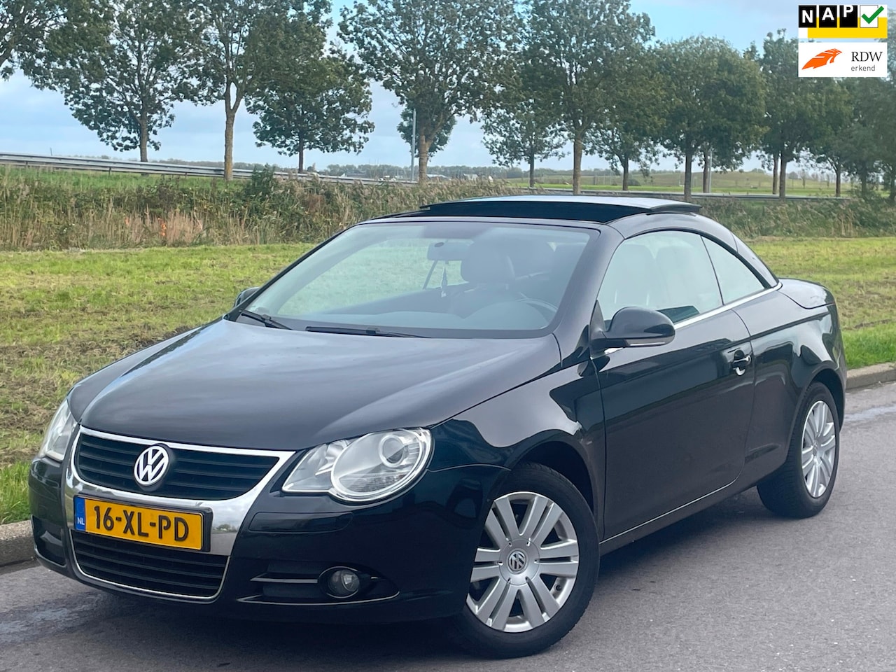 Volkswagen Eos - 2.0-16v FSI Cabriolet Airco Navi Leder - AutoWereld.nl