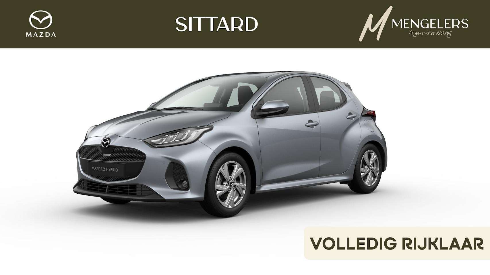 Mazda 2 Hybrid - 1.5 Exclusive-line | Nieuw | Rijklaar | Parkeersens V+A | Stuur & Stoelverwarming | 16-inc - AutoWereld.nl