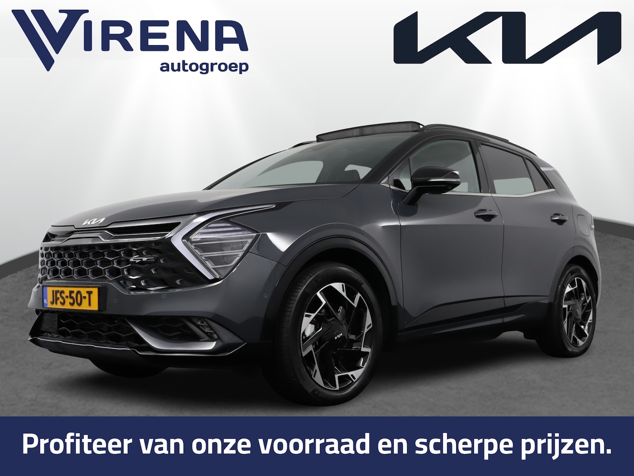 Kia Sportage - 1.6 T-GDi Plug-in Hybrid AWD GT-PlusLine - Stoel/stuurwiel verwarming - Panorama dak - Sto - AutoWereld.nl