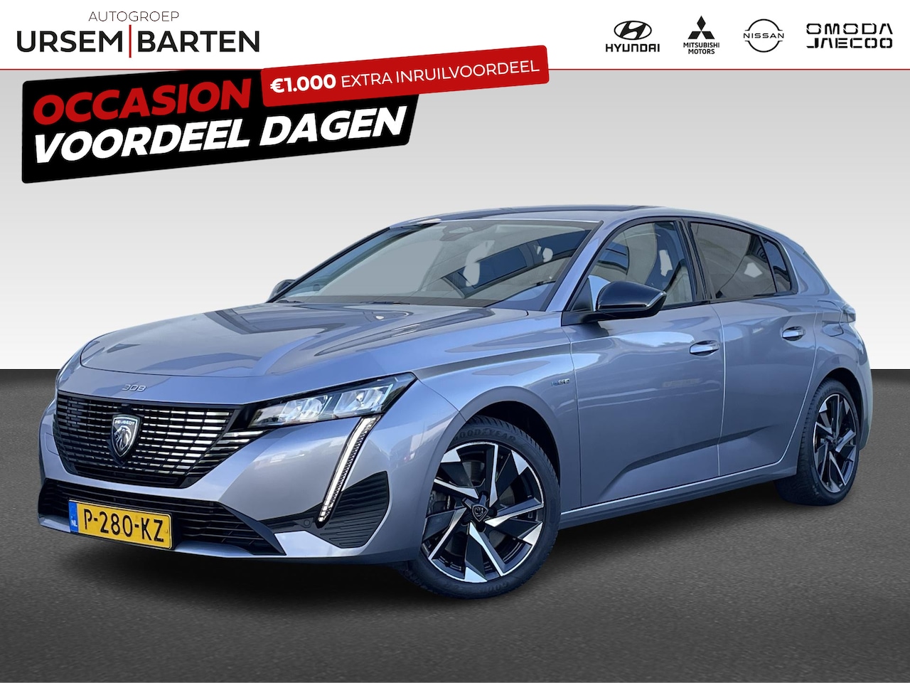 Peugeot 308 - 1.6 HYbrid 180 Allure Pack Business | Android Auto | Apple CarPlay | Climate control - AutoWereld.nl