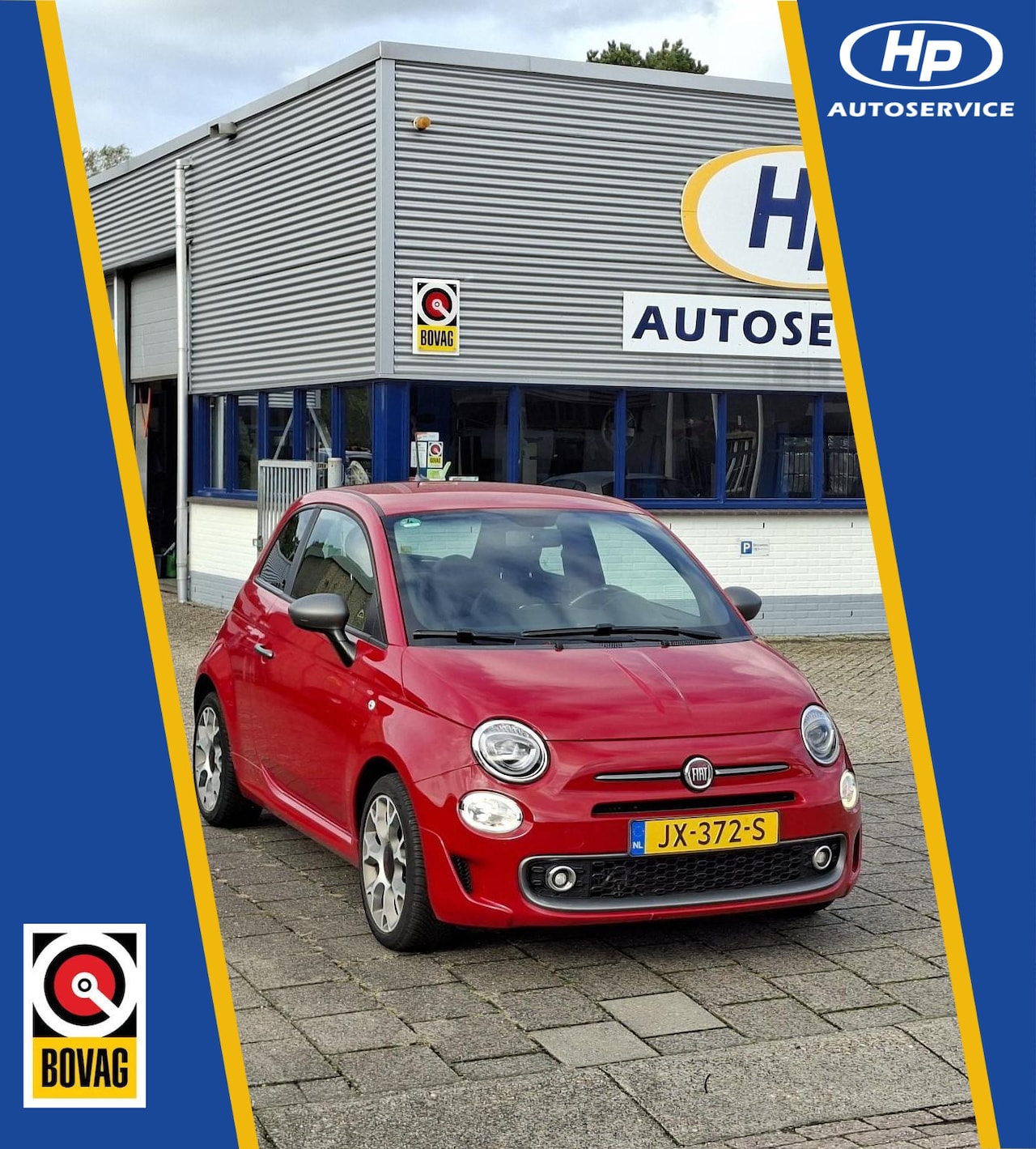 Fiat 500 - 0.9 TwinAir Turbo Sport Navigatie/Bluetooth/Airco/NAP/Privacy glas - AutoWereld.nl