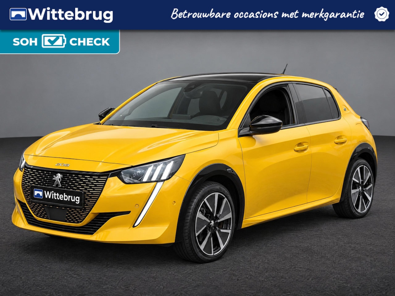 Peugeot e-208 - EV GT Pack 50 kWh SOH 91,06% GT | Adaptive Cruise | Navigatie | Camera | Parkeersensoren V - AutoWereld.nl
