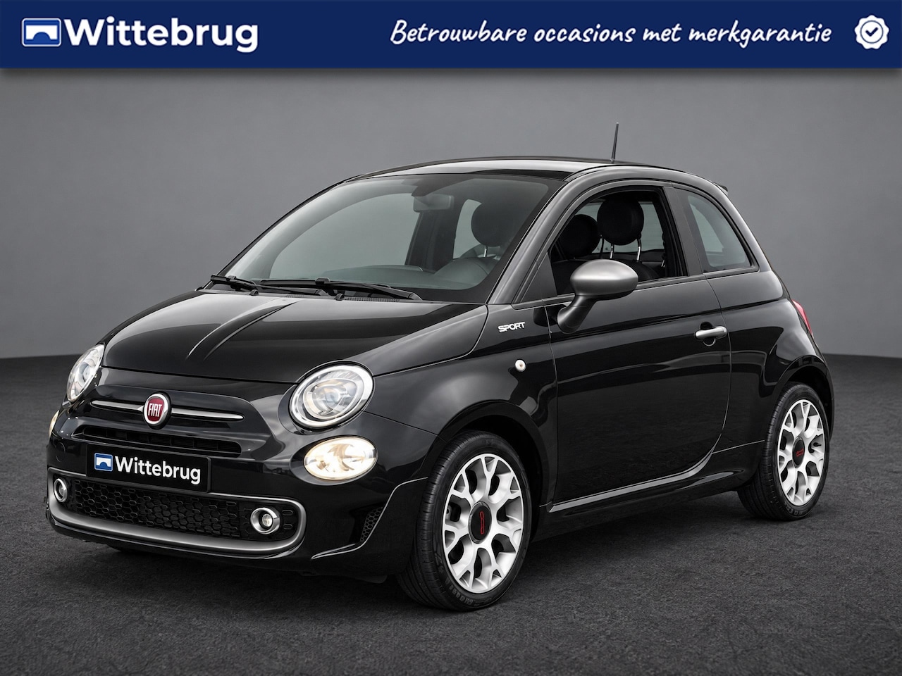 Fiat 500 - 1.0 Hybrid Sport Panoramadak | Apple CarPlay | Cruise Control | Climate Control | Parkeers - AutoWereld.nl