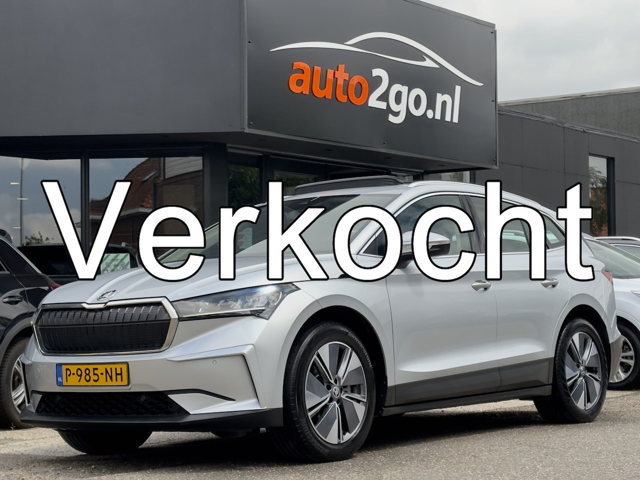 Skoda Enyaq iV - 80 SOH 92,73% PANODAK LEDER NAVI DIGI-DASH APPLE-CARPLAY LED LMV PDC - AutoWereld.nl