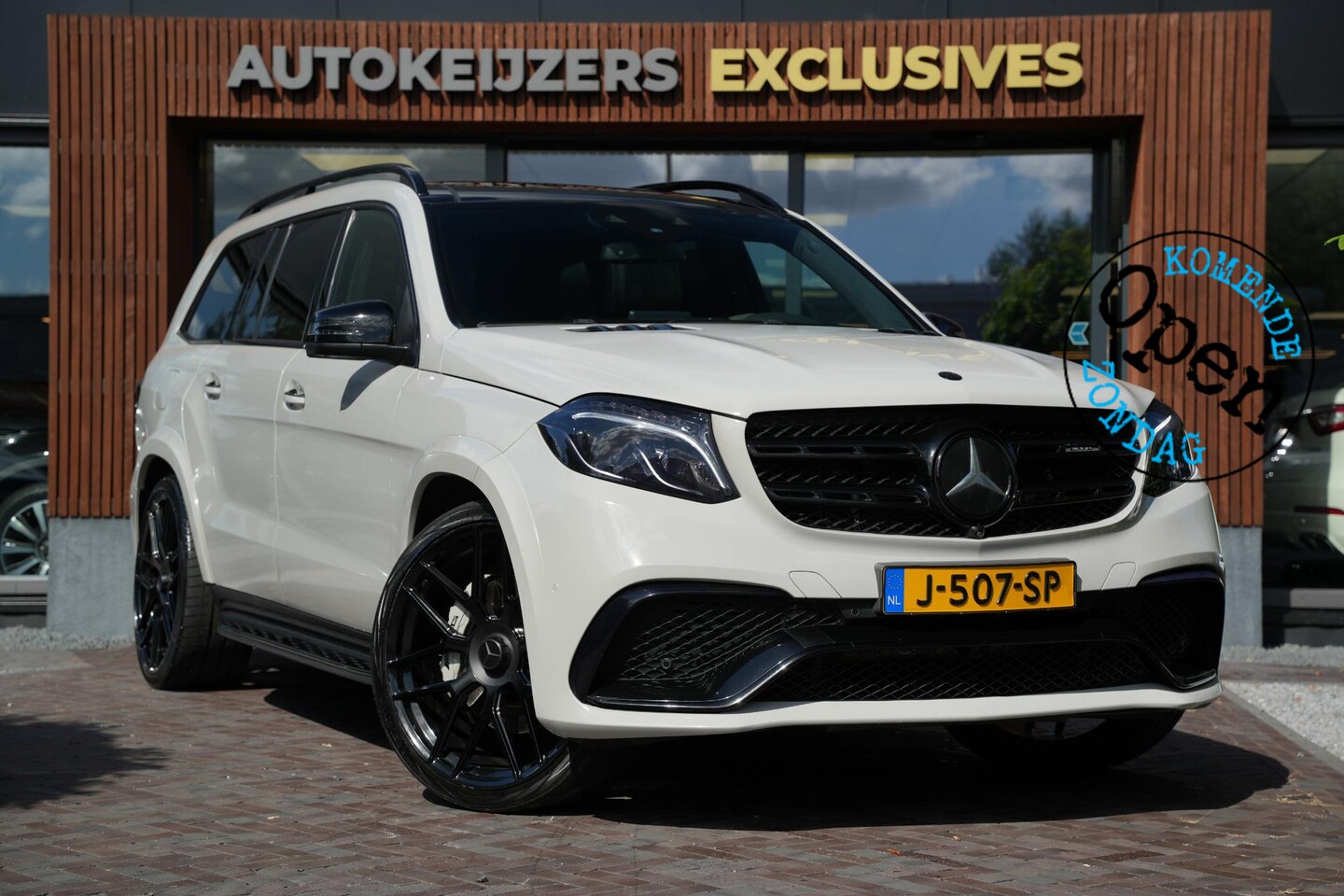 Mercedes-Benz GLS - AMG 63 4MATIC Panoramadak 7 persoons Adapt. Cruise Entertainment Stoelvent. Carbon - AutoWereld.nl