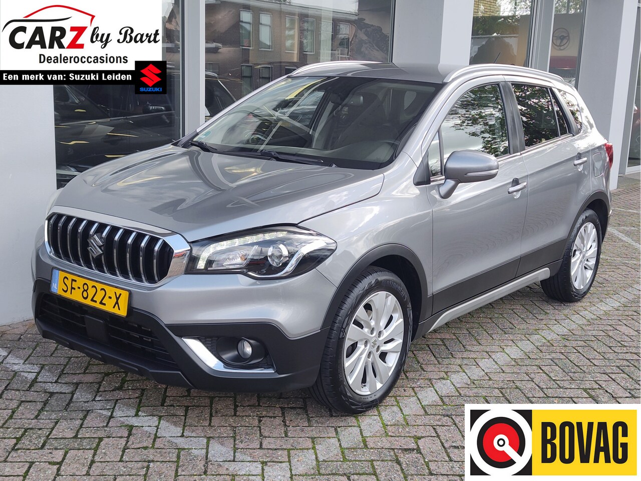 Suzuki S-Cross - 1.0 BOOSTERJET EXCLUSIVE Navi | Stoelverwarming | LED | Keyless | Camera - AutoWereld.nl