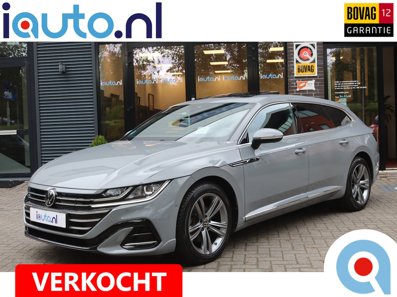 Volkswagen Arteon Shooting Brake - 1.4 TSI eHybrid R-Line Pano/IQ.Light/360/Navi Pro/Head-up/Keyless/Elek. lederen R Sportsto - AutoWereld.nl