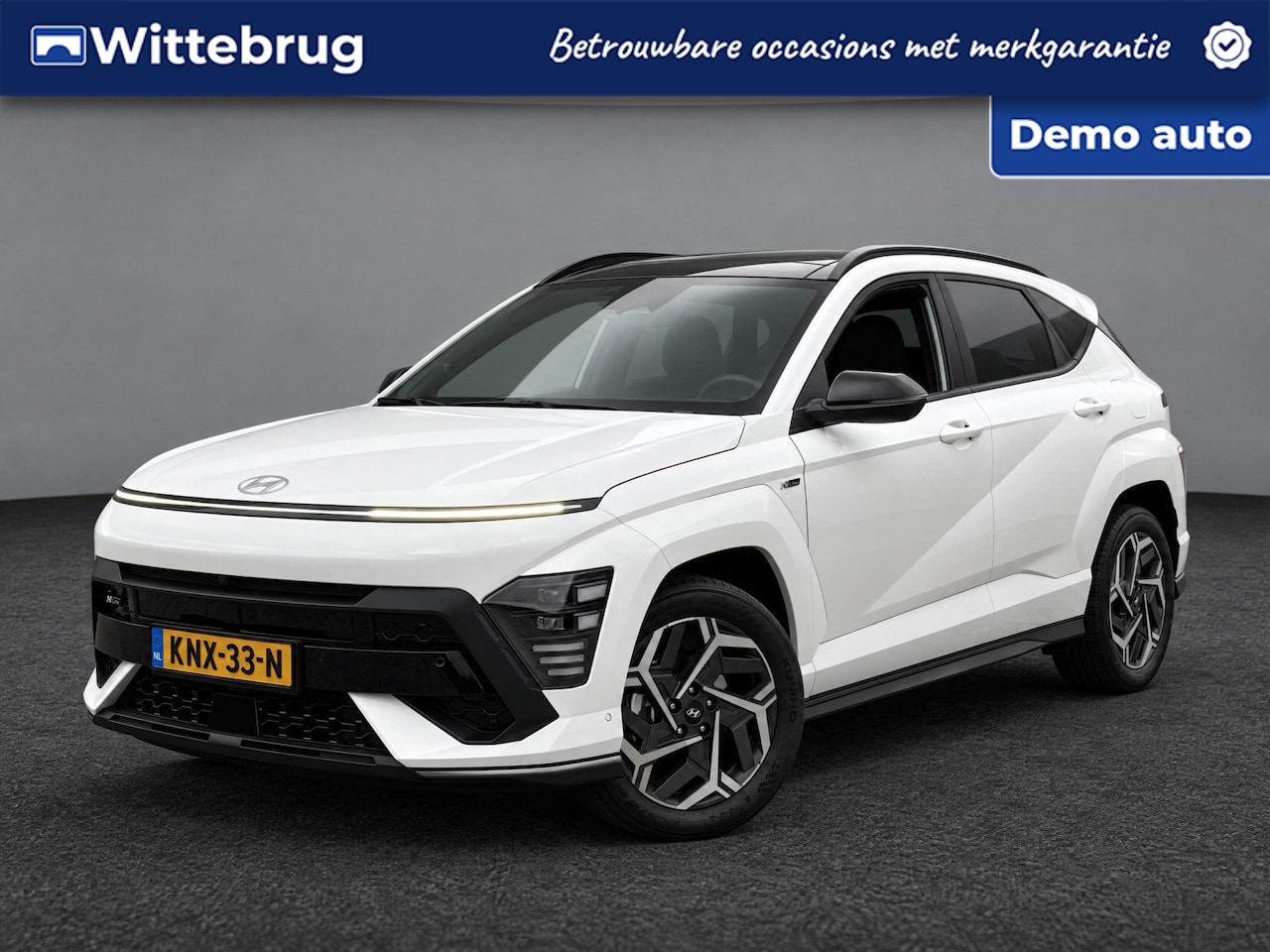 Hyundai Kona - 1.6 GDI HEV N Line Sky OPEN DAK | SPORT UITVOERING | DEMO BESCHIKBAAR VANAF 25-12-2026 - AutoWereld.nl