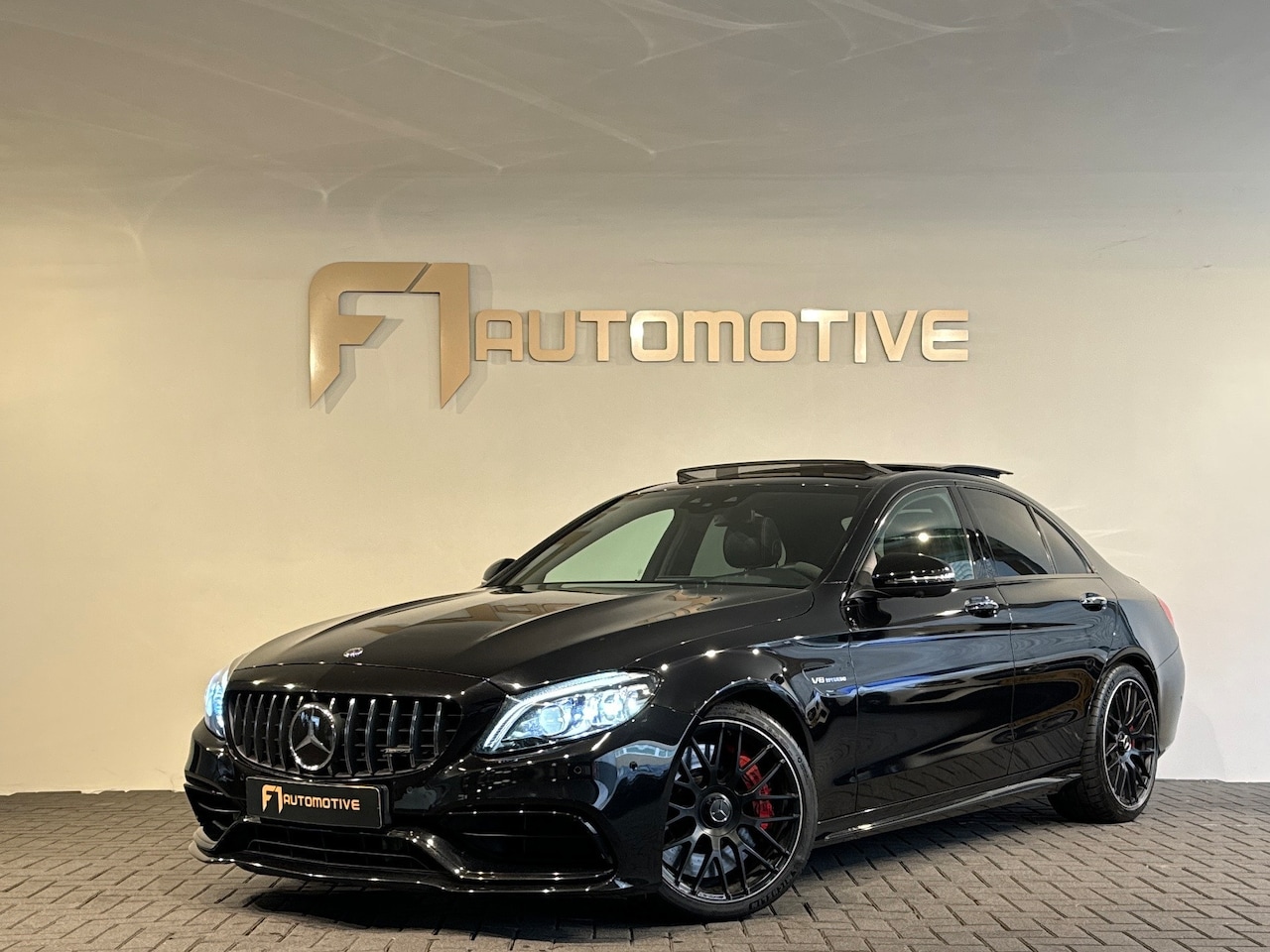 Mercedes-Benz C-klasse - AMG 63 S Pano|360 Camera|Keyless|Dodehoek|HuD - AutoWereld.nl